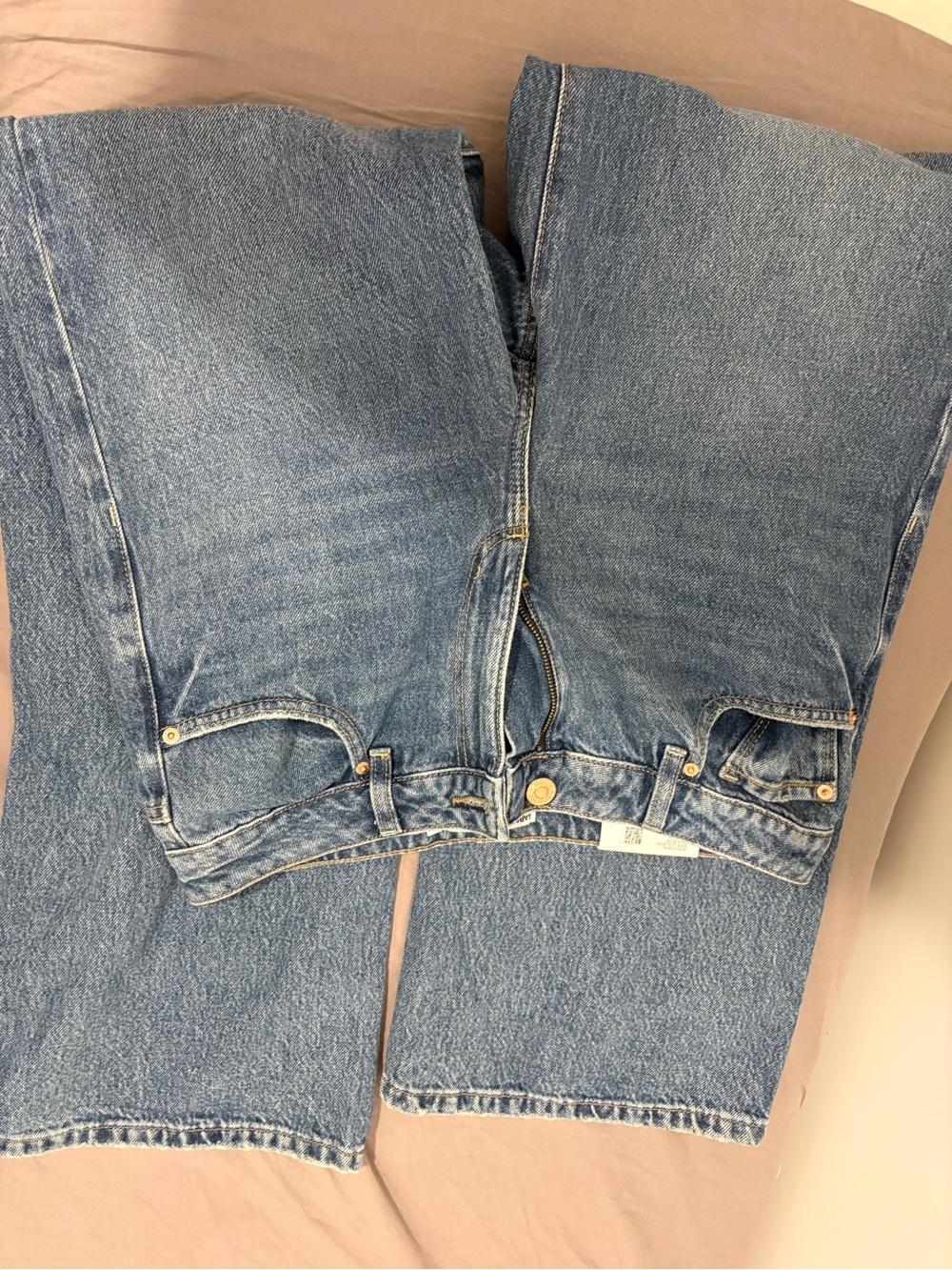 Garage wide leg jeans